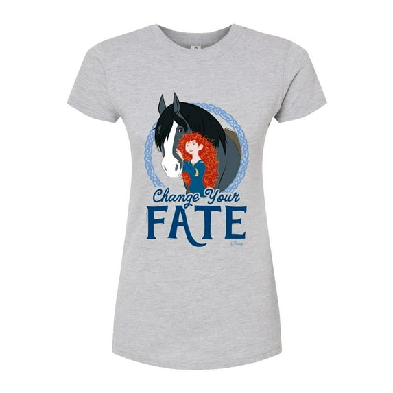 Disney Brave - Merida & Angus Change Your Fate - Juniors Fitted Graphic T-Shirt