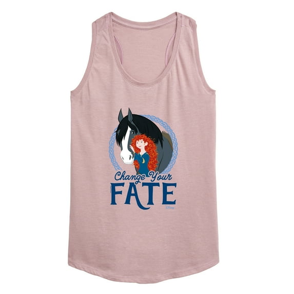 Disney Brave - Merida & Angus Change Your Fate - Women's Racerback Tank Top