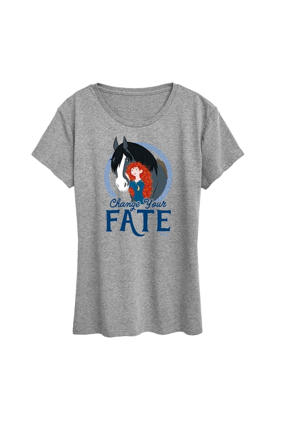 Brave - Merida & Angus Change Your Fate - Women's Short Sleeve Graphic T-Shirt