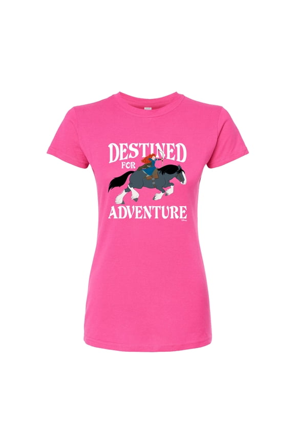 Brave - Merida & Angus Destined for Adventure - Juniors Fitted Graphic T-Shirt