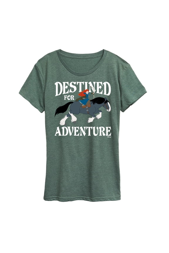 Brave - Merida & Angus Destined for Adventure - Women's Short Sleeve Graphic T-Shirt