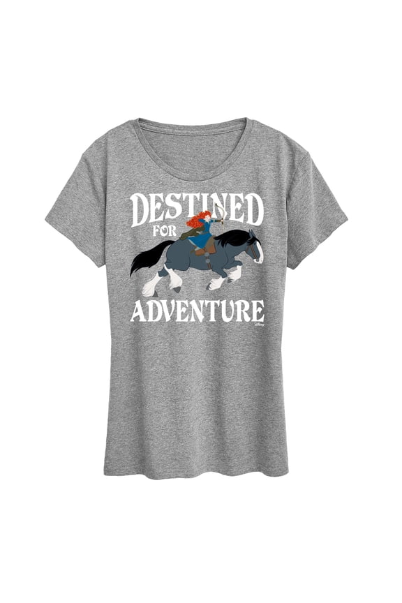 Brave - Merida & Angus Destined for Adventure - Women's Short Sleeve Graphic T-Shirt