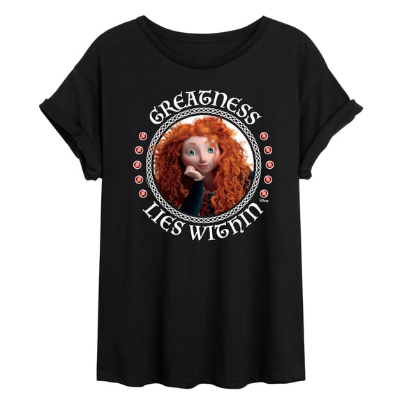 Disney Brave - Merida Greatness Lies Within - Women's Oversized T-Shirt