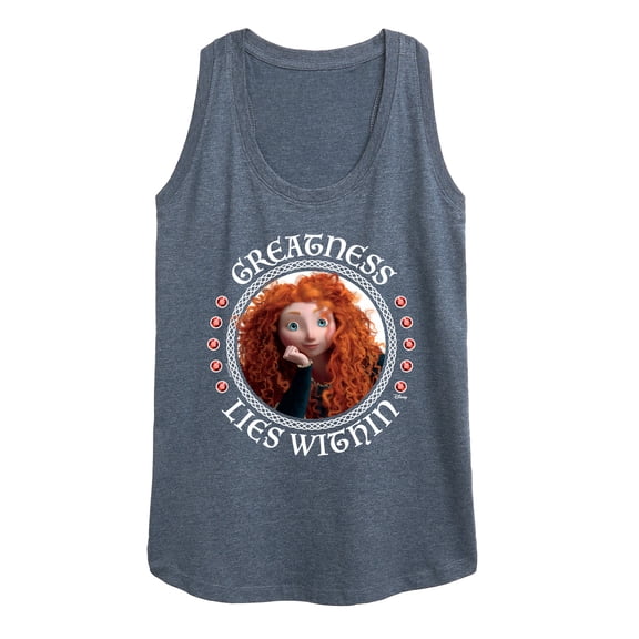 Disney Brave - Merida Greatness Lies Within - Women's Racerback Tank Top