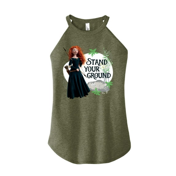 Disney Brave - Merida Stand Your Ground - Juniors High Neck Tank Top