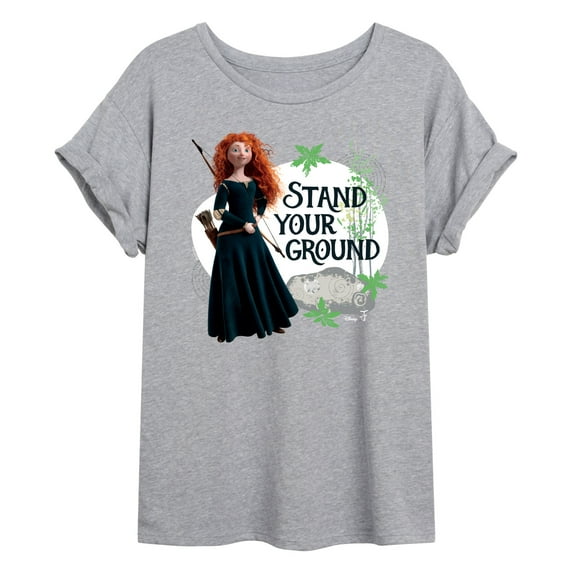 Disney Brave - Merida Stand Your Ground - Juniors Ideal Flowy Muscle T-Shirt