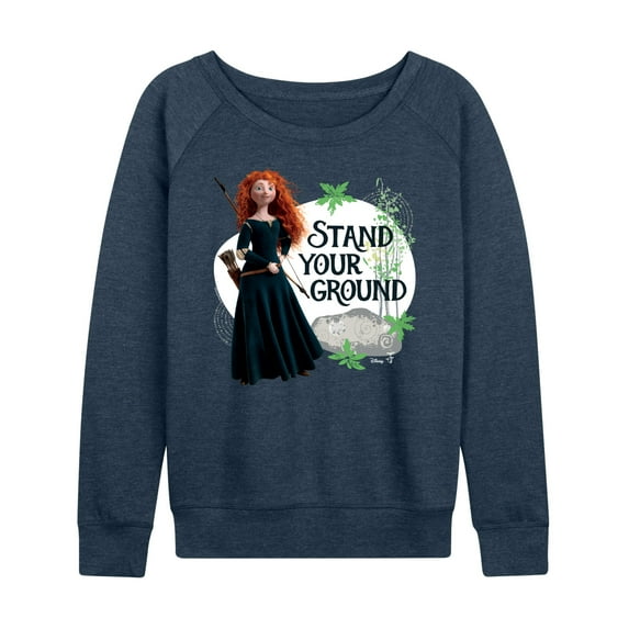 Disney Brave - Merida Stand Your Ground - Women's Lightweight French Terry Long Sleeve Shirt