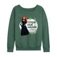 thumbnail image 1 of Disney Brave - Merida Stand Your Ground - Women's Lightweight French Terry Long Sleeve Shirt, 1 of 5