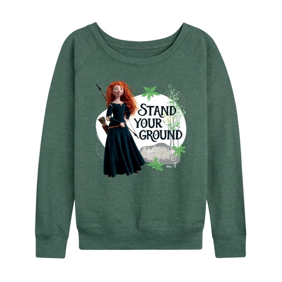 Disney Brave - Merida Stand Your Ground - Women's Lightweight French Terry Long Sleeve Shirt