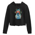 thumbnail image 1 of Disney Brave - Merida Strong Willed - Juniors Cropped Pullover Hoodie, 1 of 5