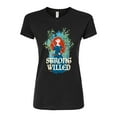 thumbnail image 1 of Disney Brave - Merida Strong Willed - Juniors Fitted Graphic T-Shirt, 1 of 5