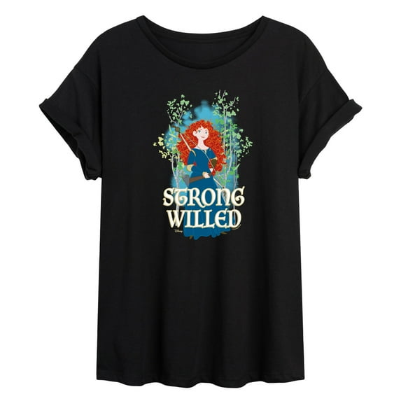 Disney Brave - Merida Strong Willed - Juniors Ideal Flowy Muscle T-Shirt