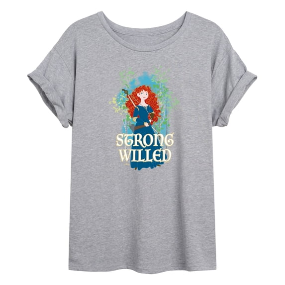 Disney Brave - Merida Strong Willed - Juniors Ideal Flowy Muscle T-Shirt