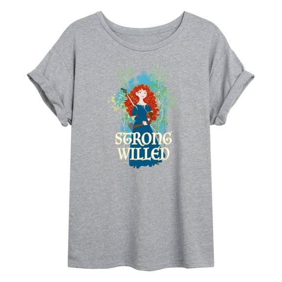 Disney Brave - Merida Strong Willed - Juniors Ideal Flowy Muscle T-Shirt