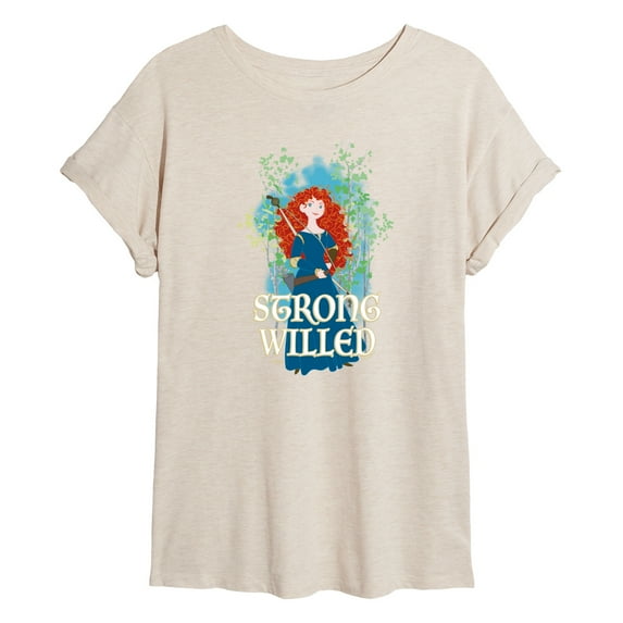 Disney Brave - Merida Strong Willed - Women's Oversized T-Shirt