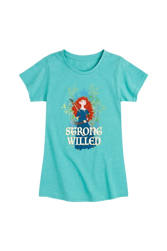 Brave - Merida Strong Willed - Toddler & Youth Girls Short Sleeve Graphic T-Shirt