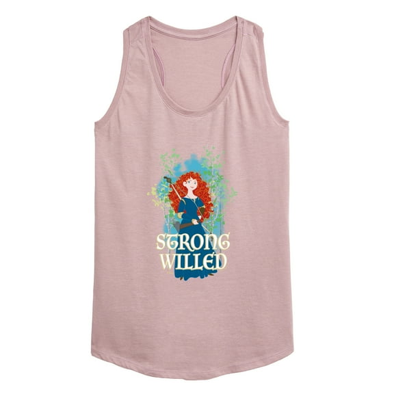 Disney Brave - Merida Strong Willed - Women's Racerback Tank Top