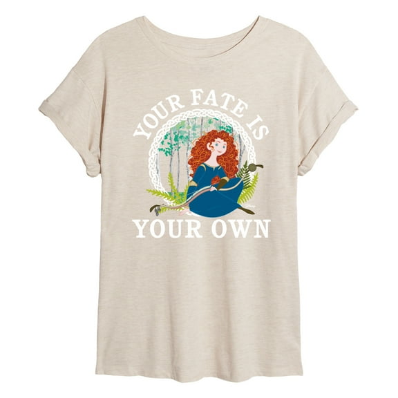 Disney Brave - Merida Your Fate Is Your Own - Women's Oversized T-Shirt