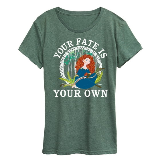 Disney Brave - Merida Your Fate Is Your Own - Women's Short Sleeve Graphic T-Shirt