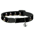 thumbnail image 1 of Disney Breakaway Cat Collar With Bell, Plastic Clip, Easy Adjustable, Classic Mickey Mouse Pose Black, 8.5 to 12 Inches 0.5 Inch Wide, 1 of 5