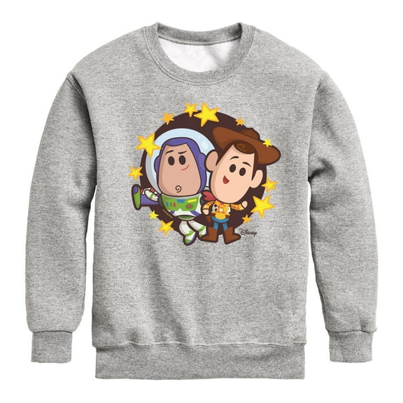 Disney - Buzz And Woody - Toddler & Youth Crewneck Fleece Sweatshirt
