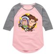 thumbnail image 1 of Disney - Buzz And Woody - Toddler & Youth Girls Raglan Graphic T-Shirt, 1 of 5