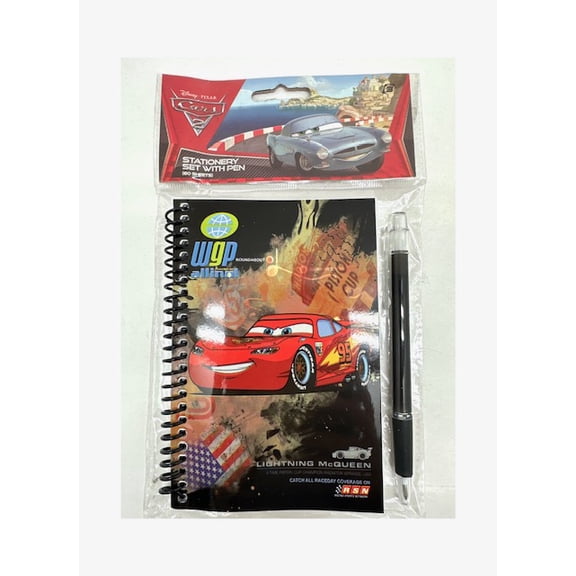 Disney CARS burning up the track! Spiral Notebook