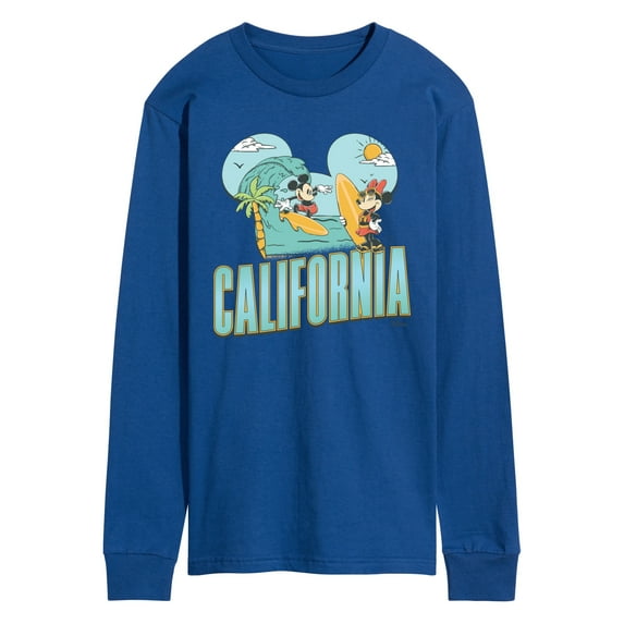Disney - Cali Mickey Ears - Men's Long Sleeve Graphic T-Shirt