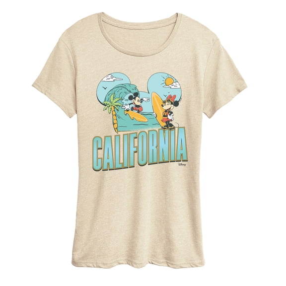Disney - Cali Mickey Ears - Women's Short Sleeve Graphic T-Shirt