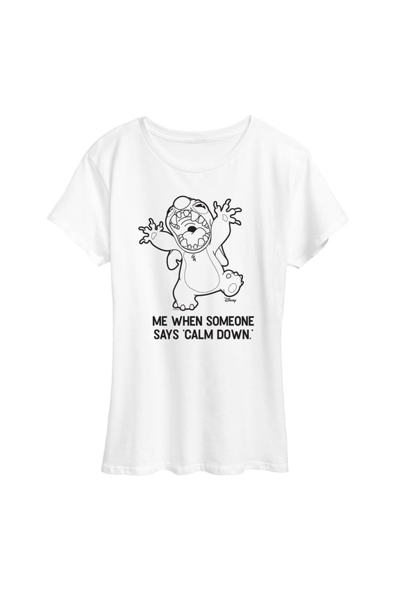 - Calm Down - Women's Short Sleeve Graphic T-Shirt