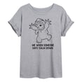 thumbnail image 1 of Lilo & Stitch - Calm Down - Juniors Oversized Graphic T-Shirt, 1 of 4