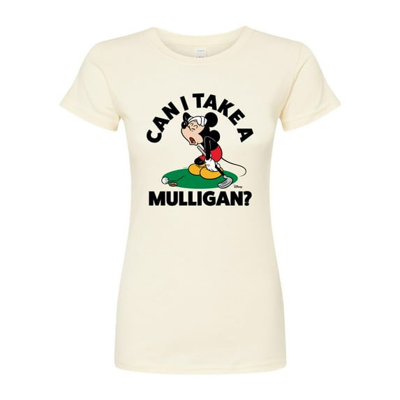 Disney - Can I Take A Mulligan - Juniors Fitted Graphic T-Shirt