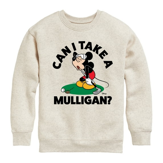 Disney - Can I Take A Mulligan - Toddler & Youth Crewneck Fleece Sweatshirt