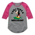 thumbnail image 1 of Disney - Can I Take A Mulligan - Toddler & Youth Girls Raglan Graphic T-Shirt, 1 of 5