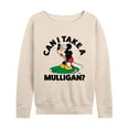 thumbnail image 1 of Disney - Can I Take A Mulligan - Women's Lightweight French Terry Long Sleeve Shirt, 1 of 5