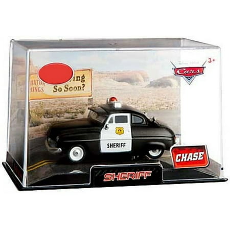 Disney Cars 1:43 Collectors Case Sheriff Exclusive 1:43 Diecast Car
