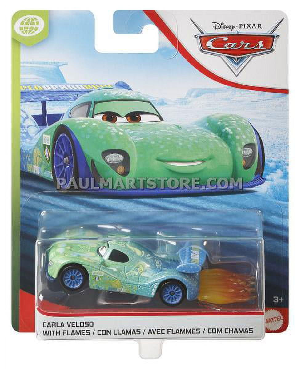Disney Cars 1:55 Scale Carla Veloso Flames
