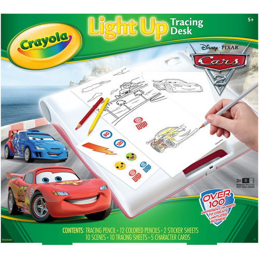 Disney Cars 2 Crayola Light Up Tracing D