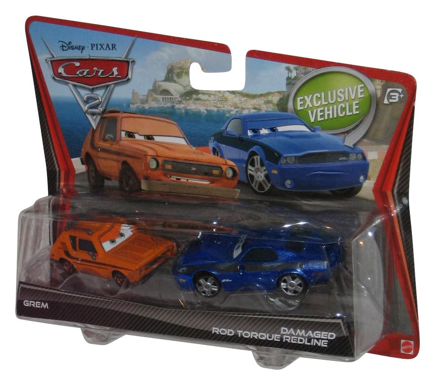 Disney Cars 2 Grem & Damaged Rod Torque Redline (2010) Toy