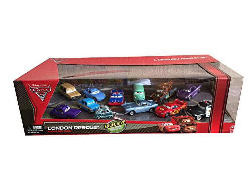 Disney Cars 2 London Rescue with Captured Professor Z - 12 Car