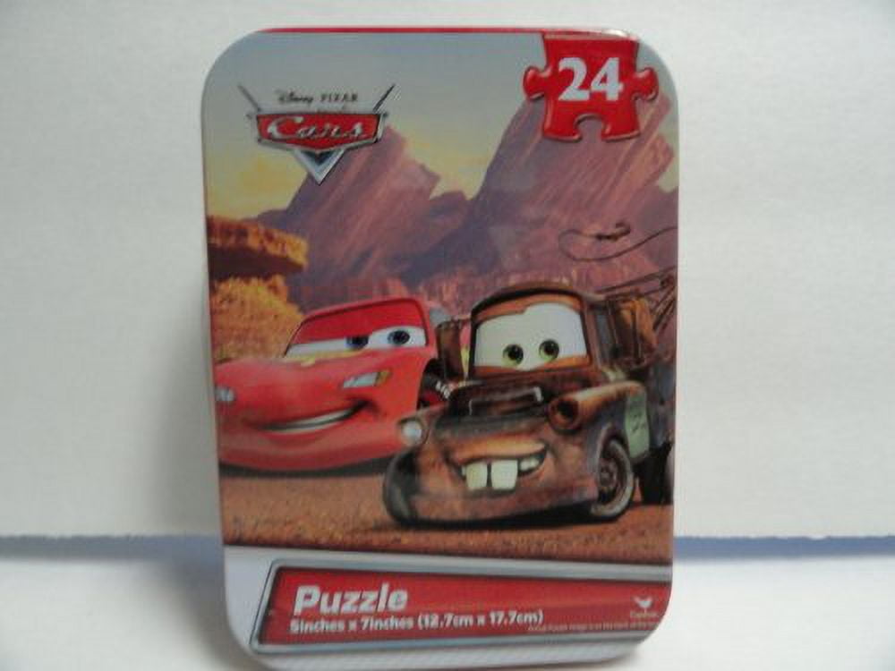 Disney Cars 24 Piece Jigsaw Puzzle in Travel Tin - Walmart.com