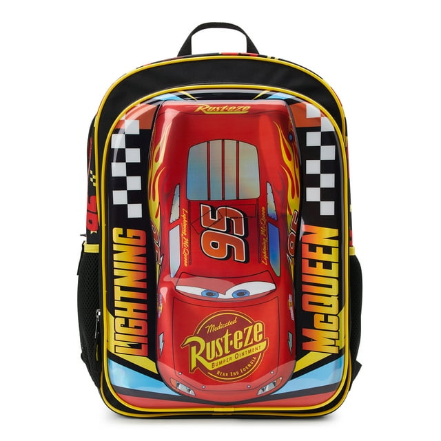 Disney Cars 3 Kids Lightning McQueen 17" Laptop Backpack - Walmart.com