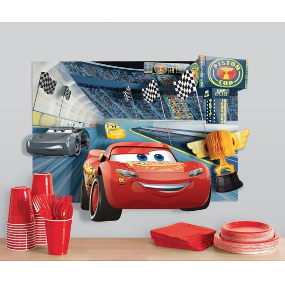 Disney Cars 3 Paper Wall Decoration (1ct)