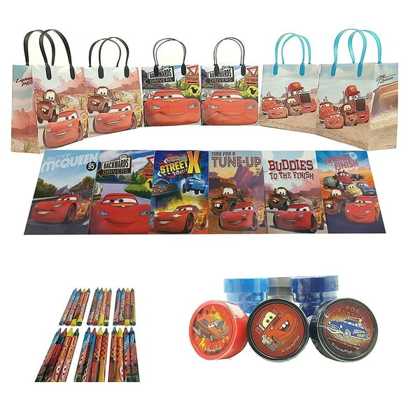 Disney Cars 3 S 6.5" Party Goody Gift Bag Party Favor Stationery (54pc)