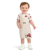 Disney Cars Baby Boy Shortall Set, Sizes 0/3 Months-24 Months