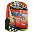 thumbnail image 1 of Disney Cars Backpack Top Racers Lightning McQueen 16" School Bag, 1 of 6