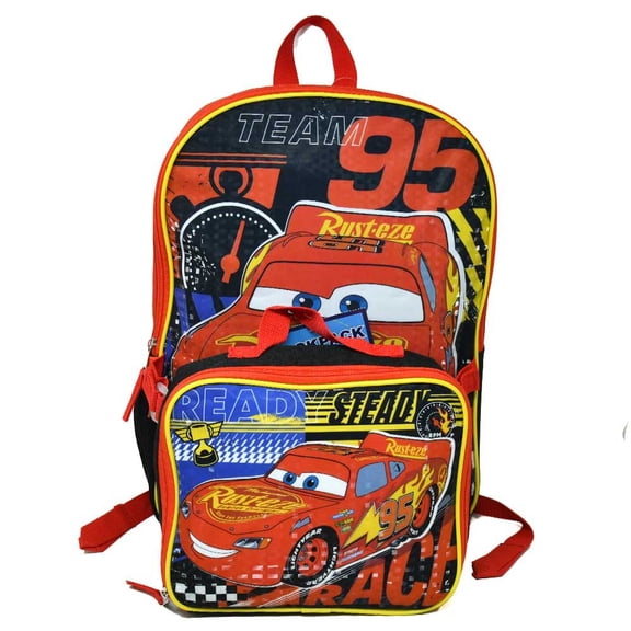 Disney Cars Backpack with Lunch Bag