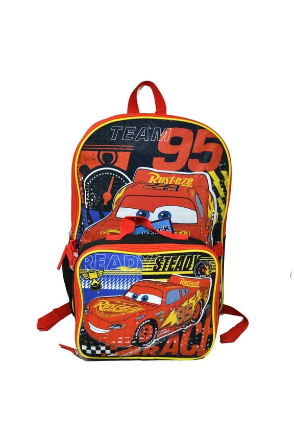 Disney Cars Backpack with Lunch Bag