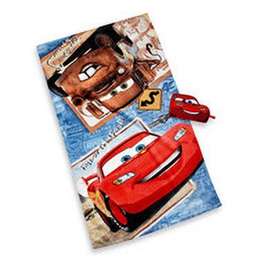 Disney Cars Bath Towel and Wash Mitt Set