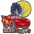 thumbnail image 1 of Disney Cars Beep Happy Embroidered Applique Patch, 1 of 3